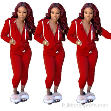 Femmes Jogging Suit en gros de Cutom Women Tracksuit